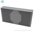 custom aluminum extrusion audio amplifier radiator